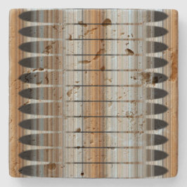 Erde tont Peruaner-Reihen-Stein-Untersetzer Steinuntersetzer