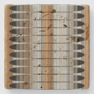 Erde tont Peruaner-Reihen-Stein-Untersetzer Steinuntersetzer