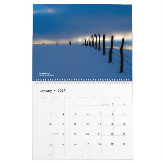 Erde trifft Landschaftskalender des Himmel-2012 Kalender (Jan 2027)