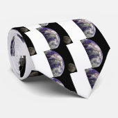 Erde u. Mond von Galileo Krawatte (Gerollt)