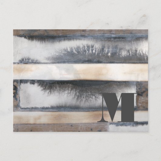 Erde u. Rauch I des Monogramm-| Postkarte (Vorderseite)