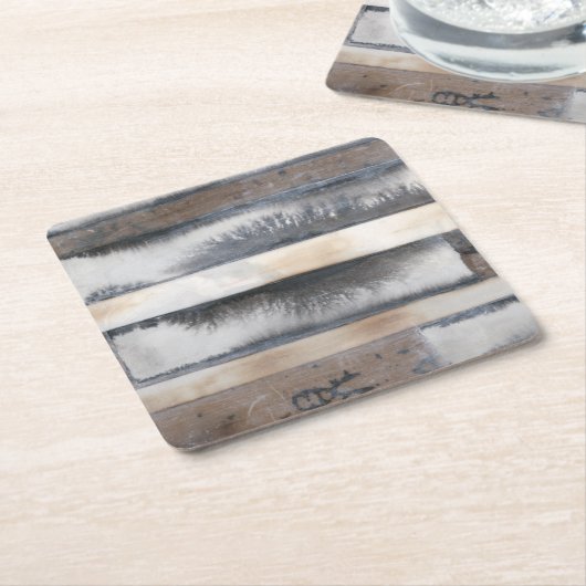 Erde u. Rauch I Rechteckiger Pappuntersetzer (angewinkelt)