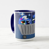Erde und Biomo in Tasse (Vorderseite Links)