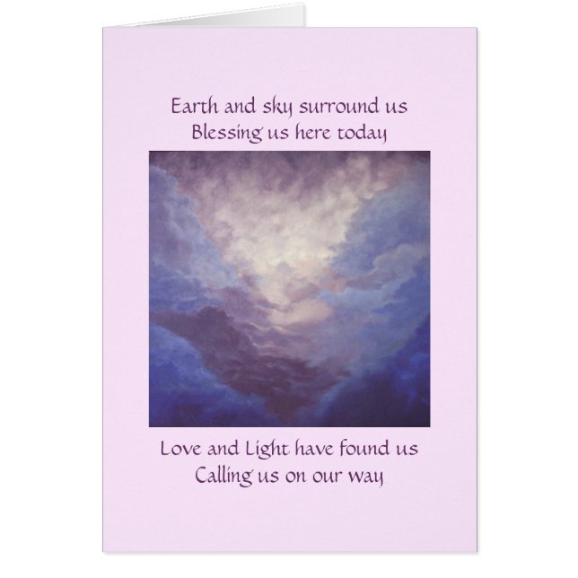 Erde und Himmel, Berg und Wolken (Vorne)