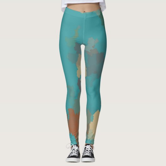 Erde und Himmel Leggings (Vorderseite)