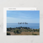 Erde und Himmel Postkarte (Vorne/Hinten)