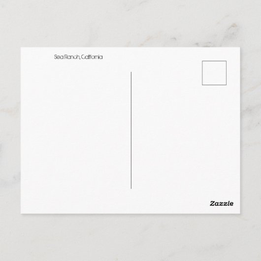 Erde und Himmel Postkarte (Rückseite)