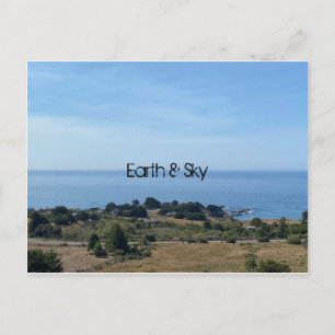 Erde und Himmel Postkarte