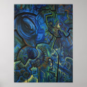 Erde und Mensch Poster (Vorne)