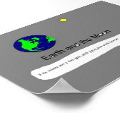 Erde und Mond #11 Poster (Ecke)