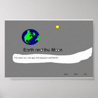Erde und Mond #11 Poster