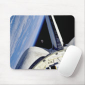 Erde und Mond aus dem Weltraum Shuttle Discovery Mousepad (Mit Mouse)