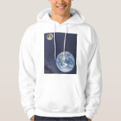 Erde und Mond Hoodie (Vorderseite)