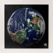 Erde und Mond Puzzle (Horizontal)