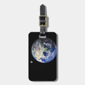 Erde und Mond vom Raum Gepäckanhänger (Vorderseite vertikal)