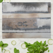 Erde und Rauchen I Handtuch (Gefaltet)