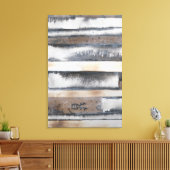 Erde und Rauchen I Leinwanddruck (Insitu (Wohnzimmer))