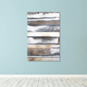 Erde und Rauchen I Leinwanddruck (Insitu (Holzboden))