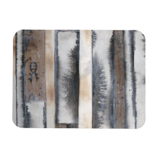 Erde und Rauchen I Magnet (Horizontal)