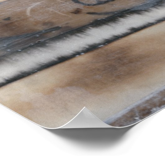 Erde und Rauchen I Poster (Ecke)