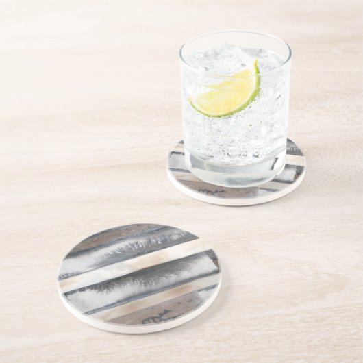 Erde und Rauchen I Sandstein Untersetzer (Seite)