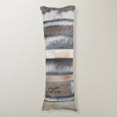 Erde und Rauchen I Seitenschläferkissen (Vorderseite Vertikal)