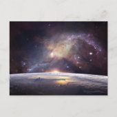 Erde und Raum Postkarte (Vorderseite)