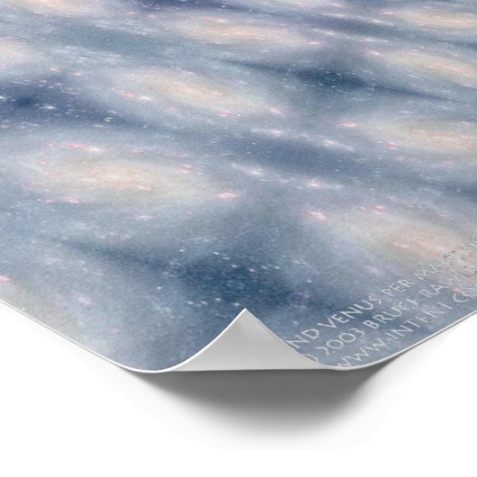 Erde und Venus pro Martineau Poster (Ecke)