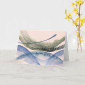 Erde und Wasser - Ungetrübter Gruß Karte (Gelbe Blume)