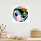 Erde und Weltraum Poster (Küche)