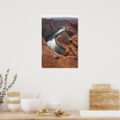 Erde und Zeit vertikal Poster (Küche)