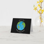 Erde Unser Zuhause  Karte (Gelbe Blume)