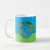 Erde Unser Zuhause Süßes Zuhause Kaffeetasse (Links)