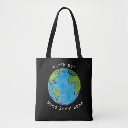 Erde Unser Zuhause Tasche (Vorderseite)
