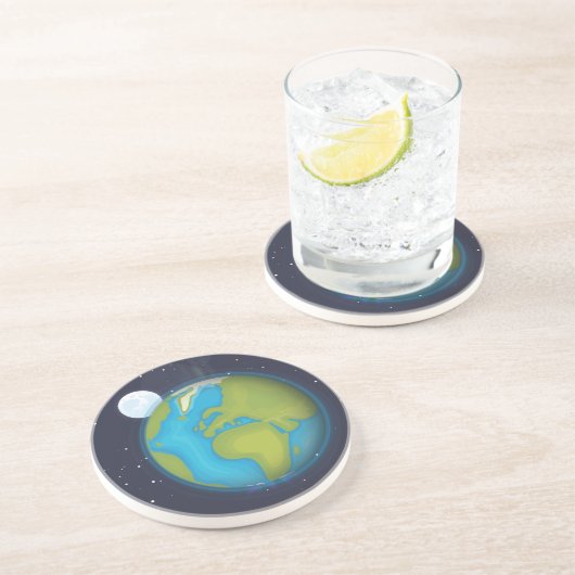 Erde Untersetzer (Seite)