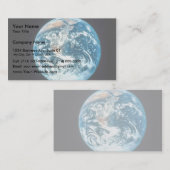 Erde Visitenkarte (Vorne/Hinten)