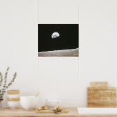 Erde vom Mond 2 Poster (Küche)