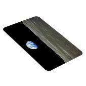 Erde vom Mond im Schwarzen Raum: Erde Magnet (Rechte Seite)