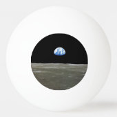 Erde vom Mond im Schwarzen Raum: Erde Tischtennisball (Vorderseite)