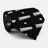 Erde vom Mond Krawatte (Gerollt)