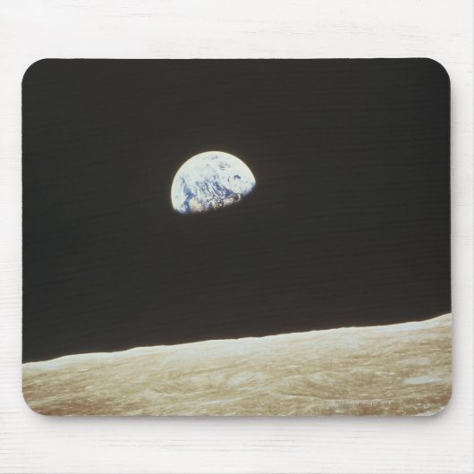 Erde vom Mond Mousepad (Vorne)
