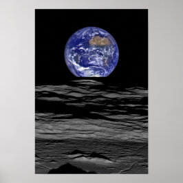 Erde vom Mond Poster