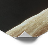 Erde vom Mond Poster (Ecke)