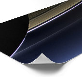 Erde vom Saturn Poster (Ecke)