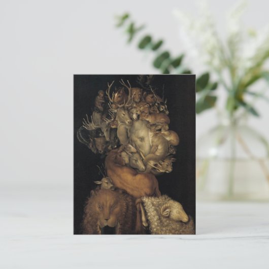 Erde von Giuseppe Arcimboldo Postkarte (Stehend Vorderseite)