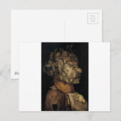 Erde von Giuseppe Arcimboldo Postkarte (Vorne/Hinten)