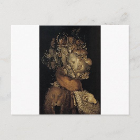 Erde von Giuseppe Arcimboldo Postkarte (Vorderseite)