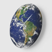 ERDE VON RAUM Custom Clock - Large 10,75" Große Wanduhr (Winkel)