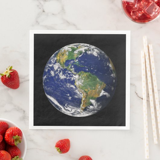 ERDE VON RAUM Custom Paper Napkins Serviette (Beispiel)