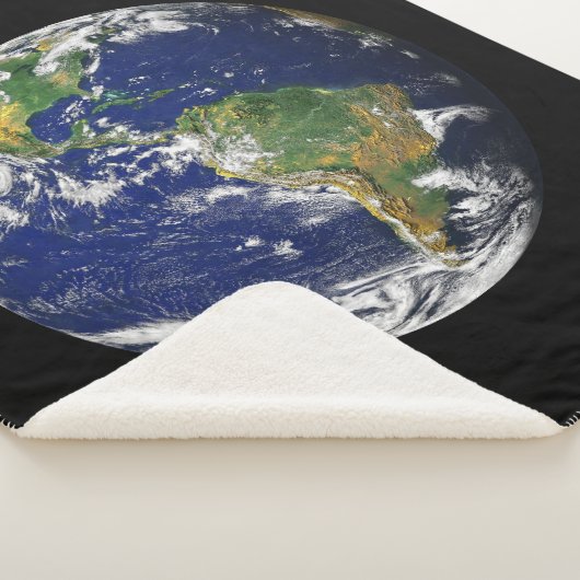 ERDE VON RAUM kundenspezifischer Sherpa Decke Sherpadecke (3/4)